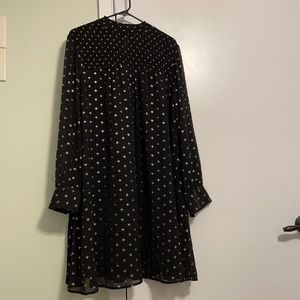 Black and Gold dress